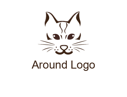abstract cat logo