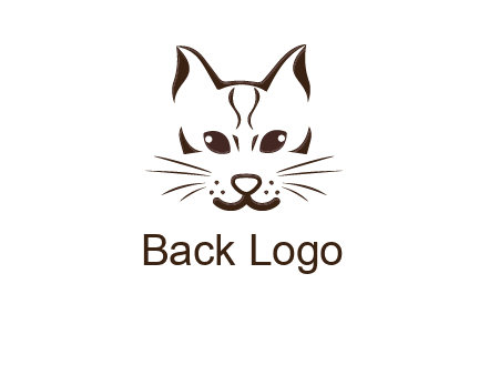 abstract cat logo