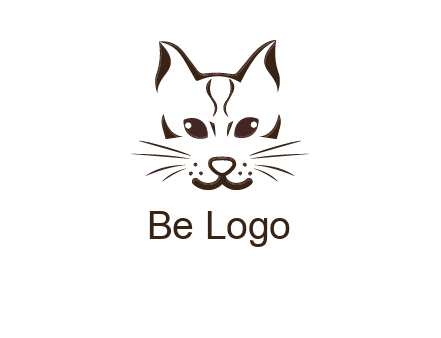 abstract cat logo