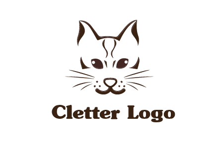 abstract cat logo
