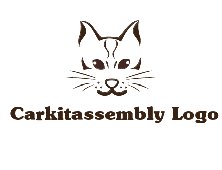 abstract cat logo