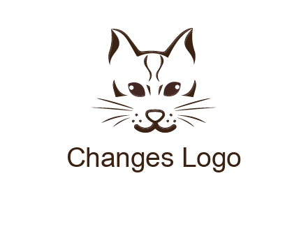 abstract cat logo