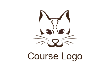 abstract cat logo