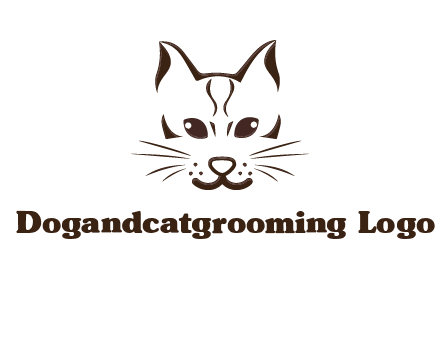 abstract cat logo