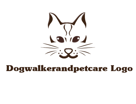 abstract cat logo