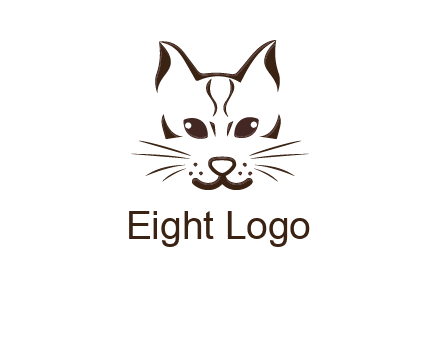 abstract cat logo