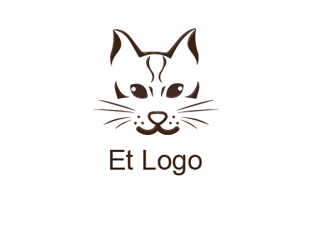 abstract cat logo
