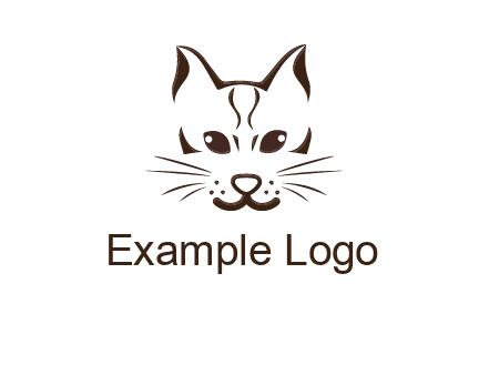 abstract cat logo