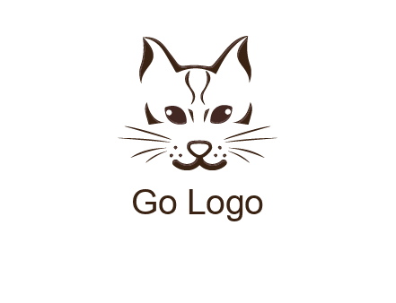 abstract cat logo