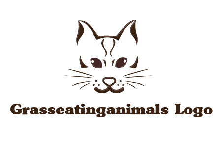 abstract cat logo