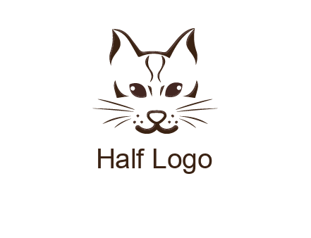 abstract cat logo
