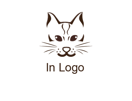 abstract cat logo
