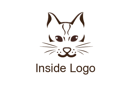 abstract cat logo