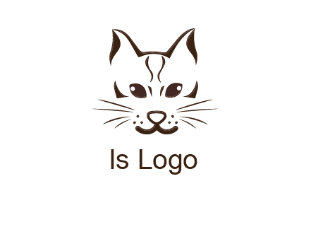 abstract cat logo