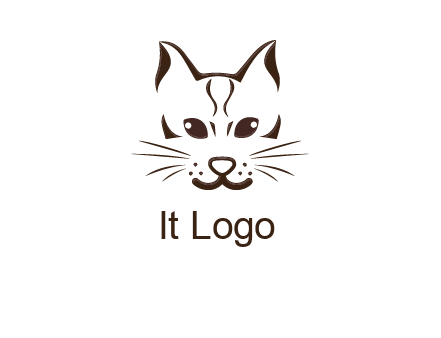 abstract cat logo