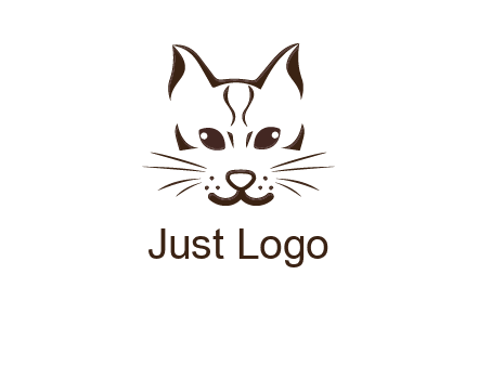 abstract cat logo