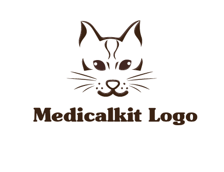 abstract cat logo