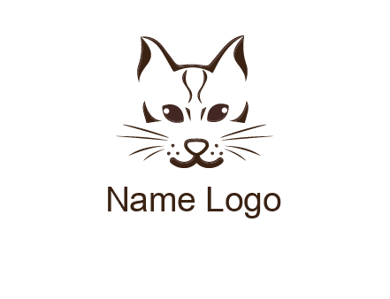 abstract cat logo