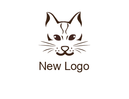 abstract cat logo