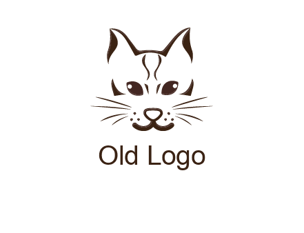 abstract cat logo