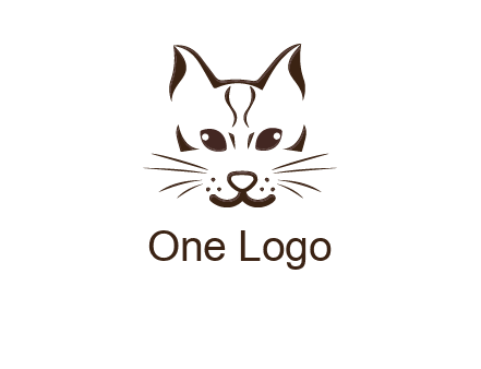 abstract cat logo