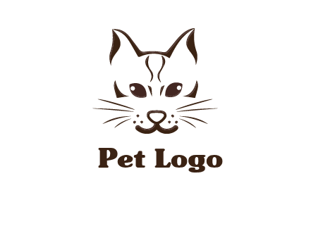 abstract cat logo