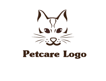 abstract cat logo
