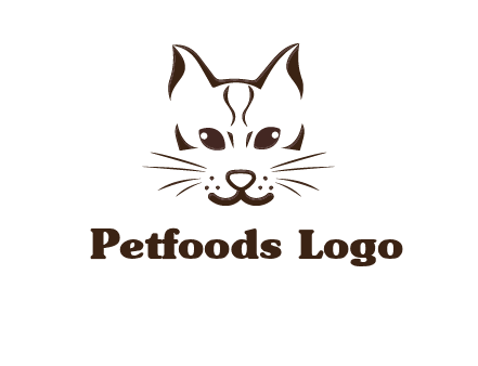 abstract cat logo