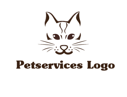 abstract cat logo