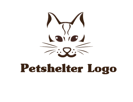 abstract cat logo