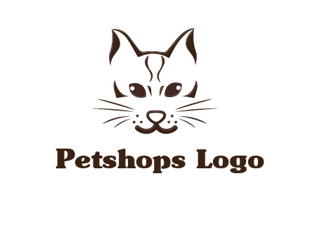 abstract cat logo