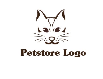 abstract cat logo