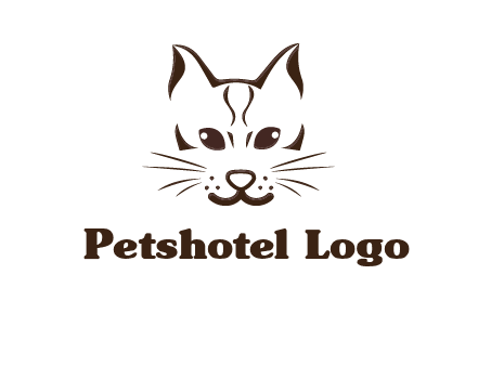 abstract cat logo