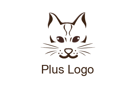abstract cat logo