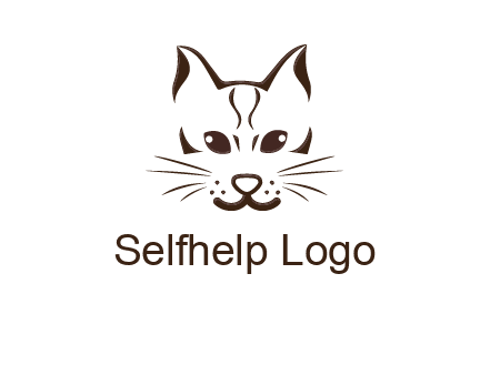 abstract cat logo