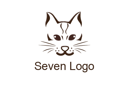 abstract cat logo