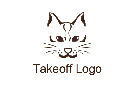 abstract cat logo