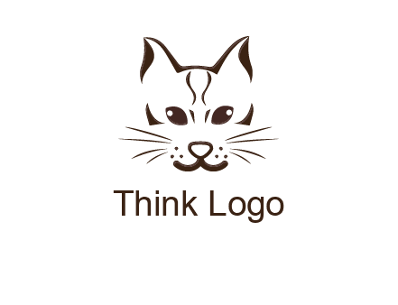 abstract cat logo