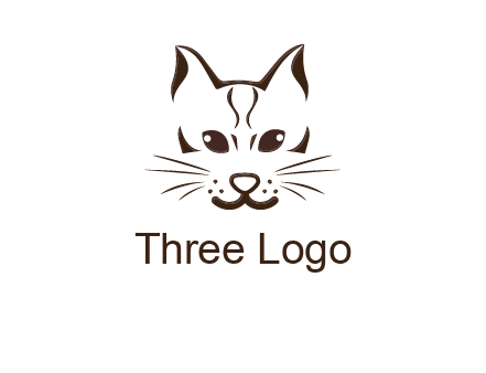abstract cat logo