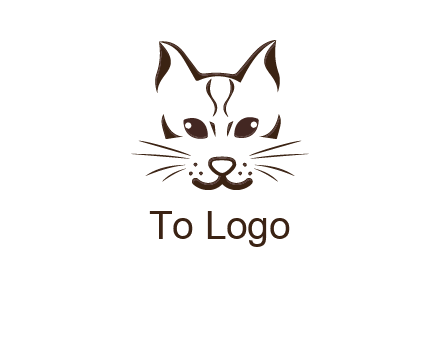 abstract cat logo