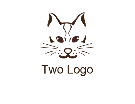 abstract cat logo