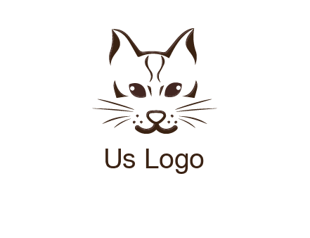 abstract cat logo