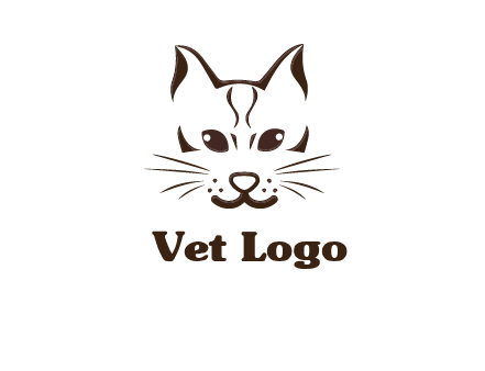 abstract cat logo