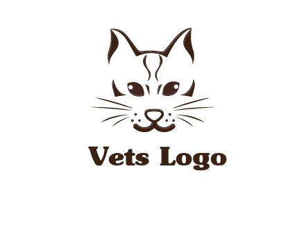 abstract cat logo