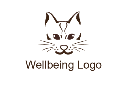 abstract cat logo