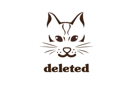abstract cat logo