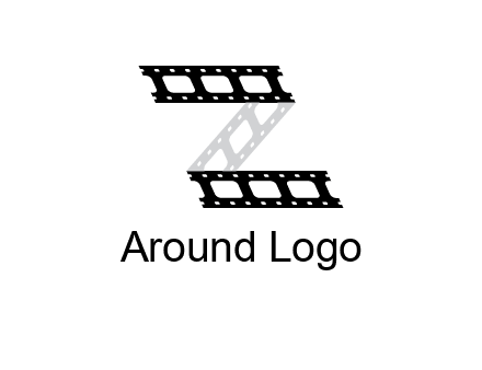 film reel forming letter Z logo