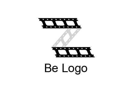 film reel forming letter Z logo