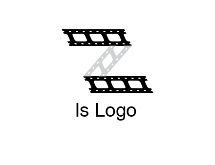 film reel forming letter Z logo