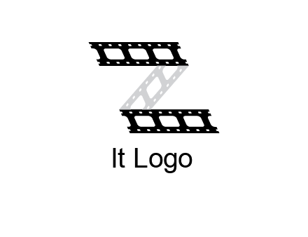 film reel forming letter Z logo